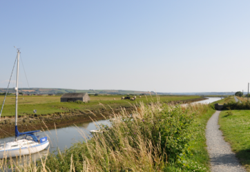 The River Caen in North Devon, near Velator Quay. © Image reproduced with thanks to LUC